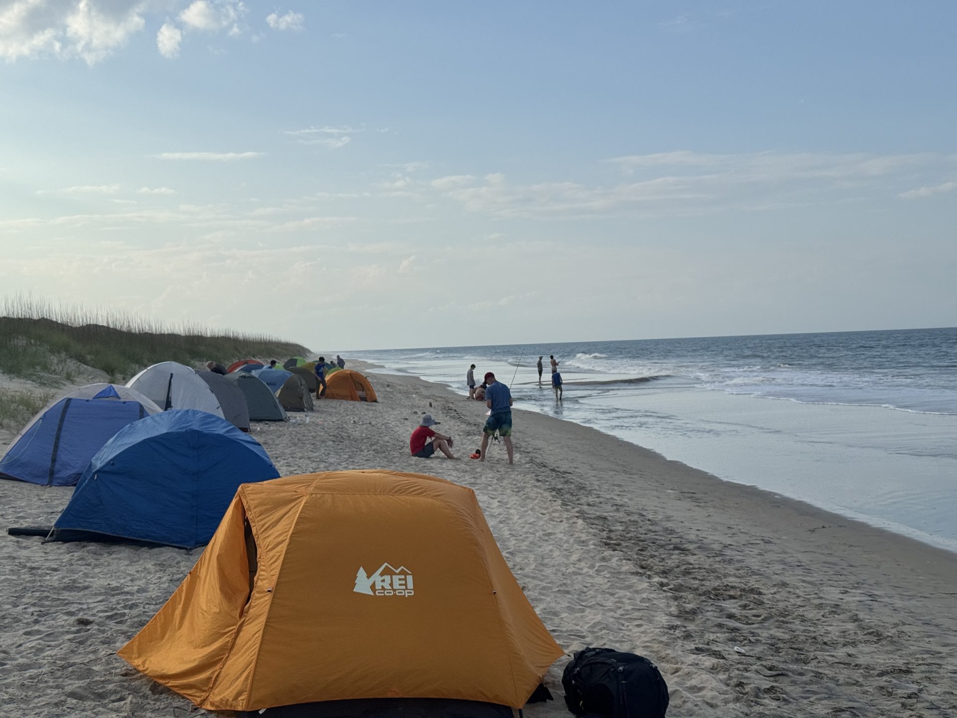 Scouts camping under the stars